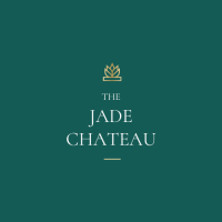 Jadeit Zielone i Złota Eleganckie Hotel Logo(1)